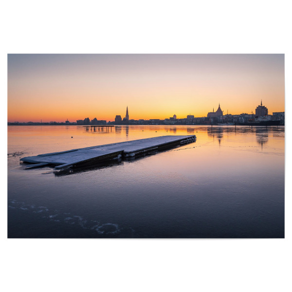 Poster "Rostock im Winter" artboxONE - Natur,Reise,Architektur,Städte / Weitere