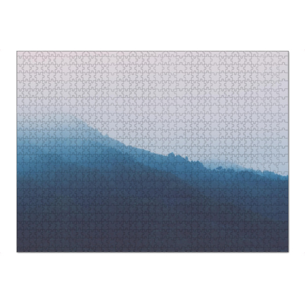 Puzzle Ravensburger "Waldhang im Nebel" artboxONE - Natur - Nebel,Dunst,Wald,Mystisch,Natur,Nature,Fog,Foggy - Bild nebel