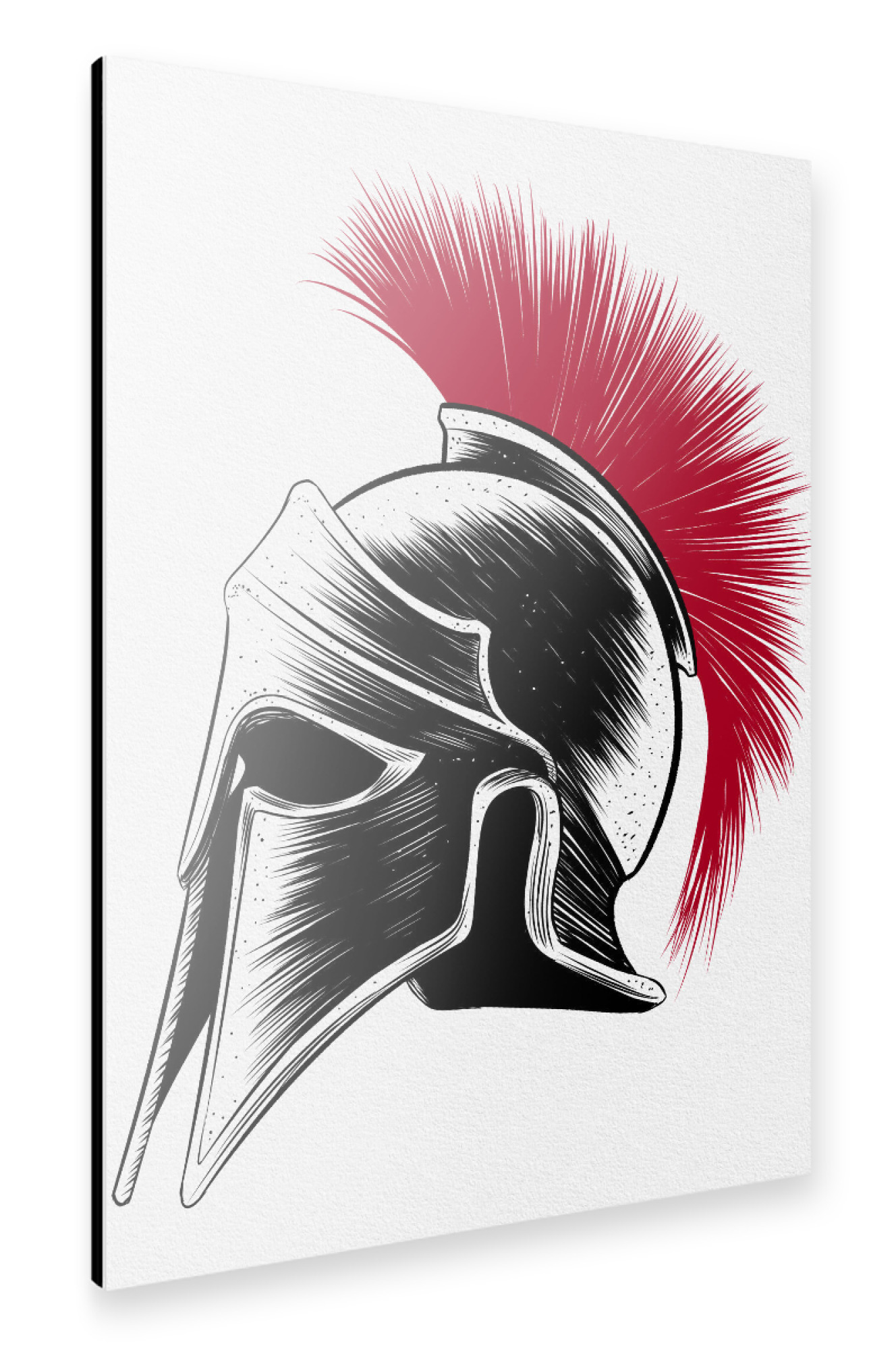 Alu-Dibond "Sketch Spartan" 75x50 cm artboxONE
