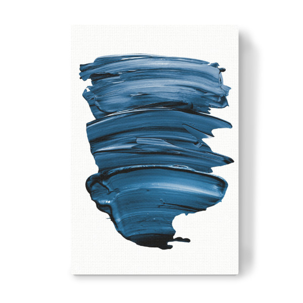 Leinwandbild "Let's Paint in Blue" artboxONE - Für Kinder,Abstrakt,Streetart