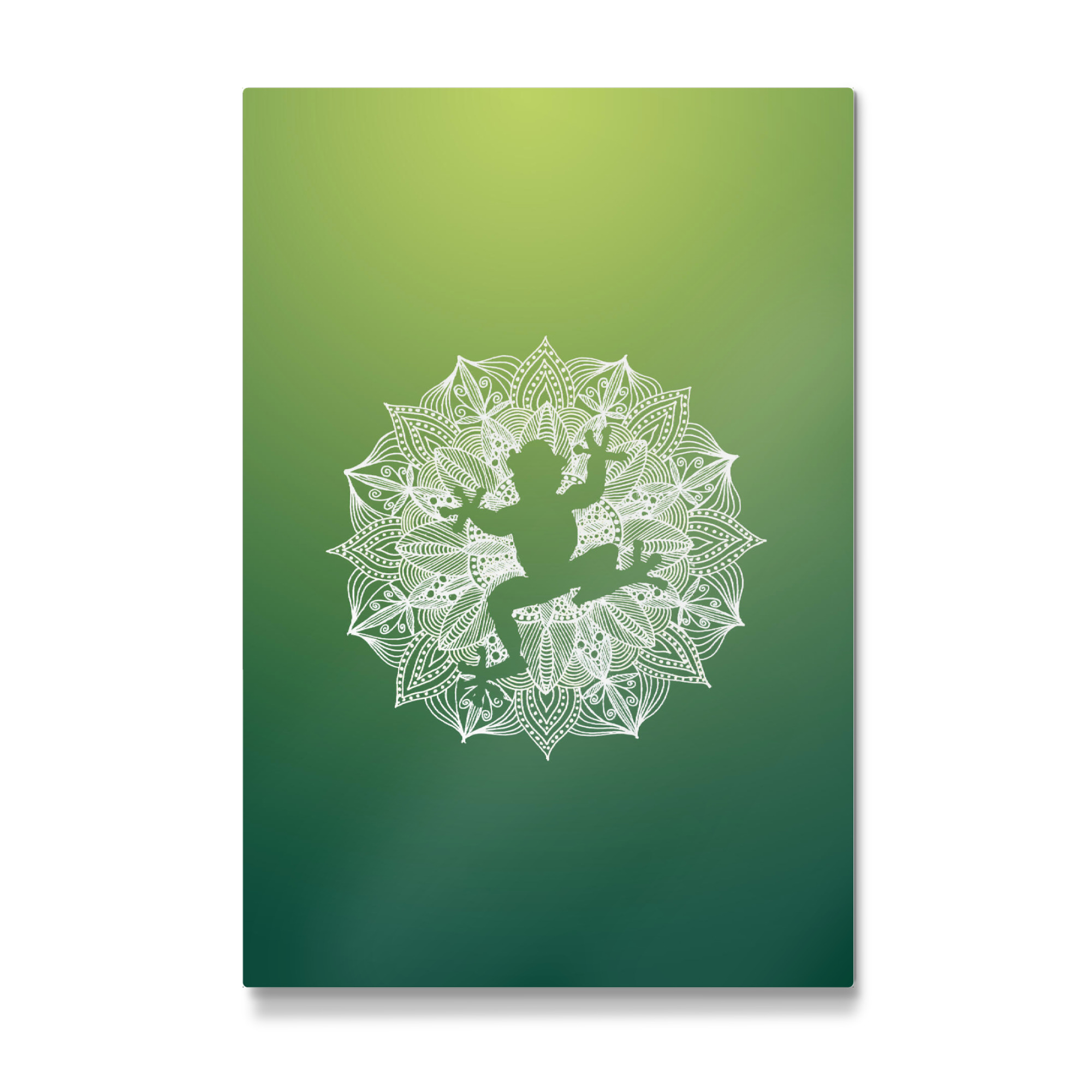 Galerie-Print "Mandala Circle Green Frog" 75x50 cm artboxONE
