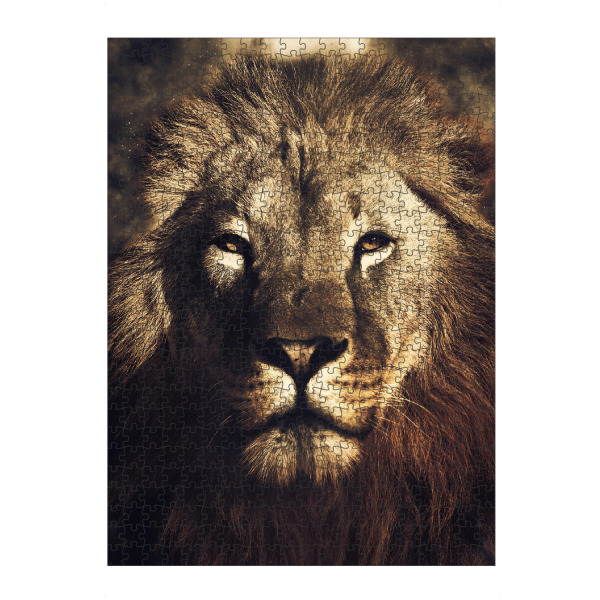 Puzzle Ravensburger "The Lion King I" artboxONE - Natur,Tiere - Lion,Lions,Animal,Nature,Portrait,Wildlife,Wild,Cat,Katze - Bild lion