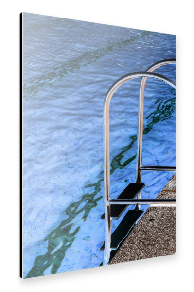 Alu-Dibond "Aqua House" 30x20 cm artboxONE