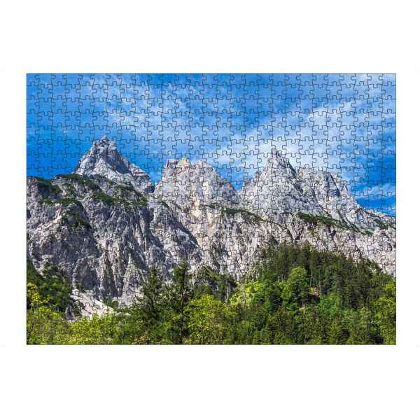 Puzzle Ravensburger "Blick auf die Mühlsturzhörner" artboxONE - Natur,Reise