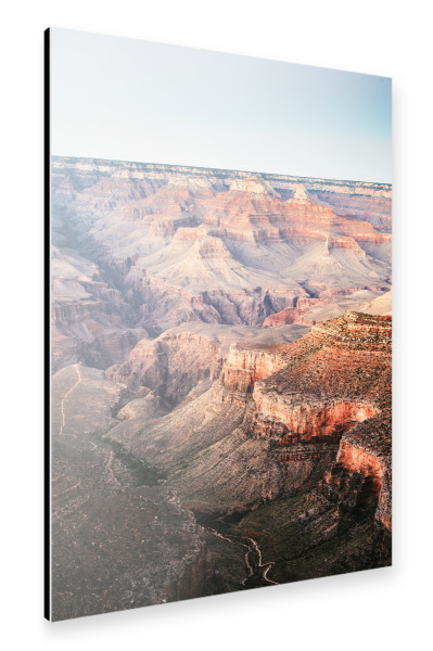Alu-Dibond "Grand Canyon sunset panorama" 30x20 cm artboxONE