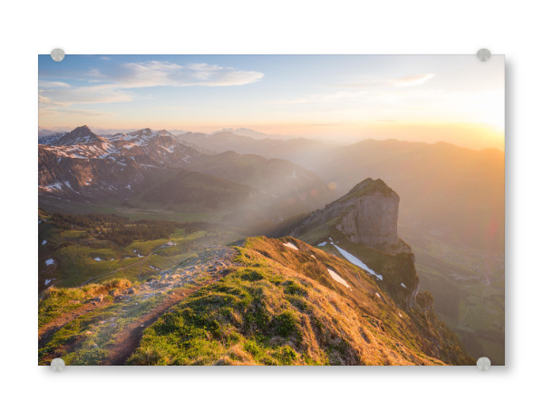 Acrylglasbild "Last Light" artboxONE - Natur