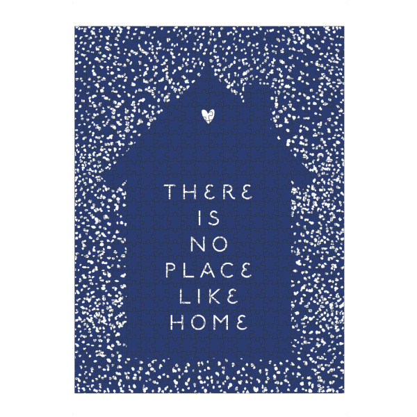 artboxONE Puzzle "No place like home (in winter)" artboxONE - Typografie,Liebe,Weihnachten,Für Mama