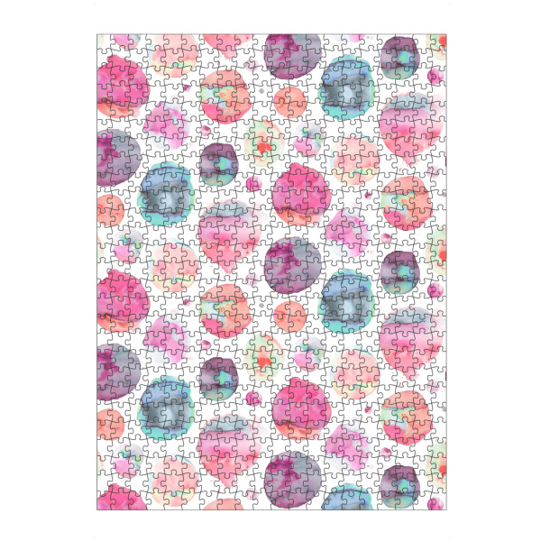 Puzzle Ravensburger "Big Watercolor Planet Dots" artboxONE - Abstrakt,Galaxy