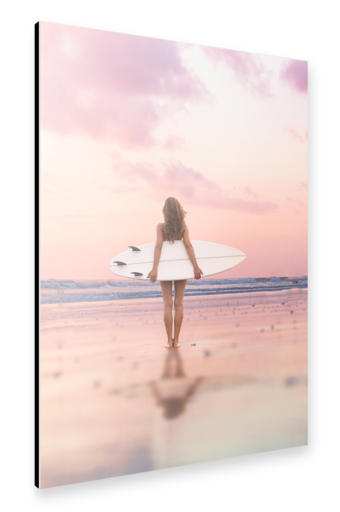 Alu-Dibond "Female Surf Dream" 30x20 cm artboxONE