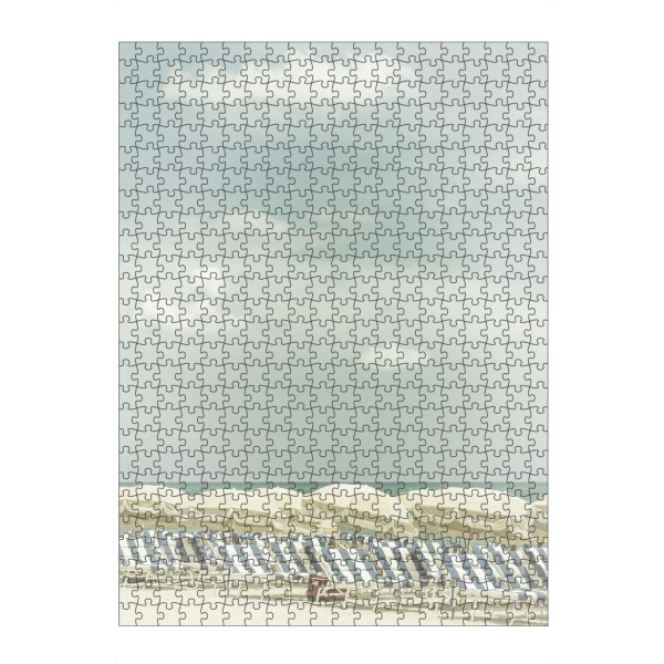 artboxONE Puzzle "Vintage Strandidylle" artboxONE - Natur,Reise,Reise / Strand und Meer