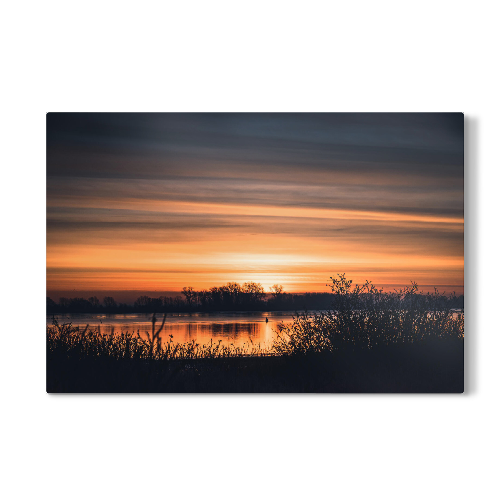 Galerie-Print "Morgenstunde an der Weser" 30x20 cm artboxONE