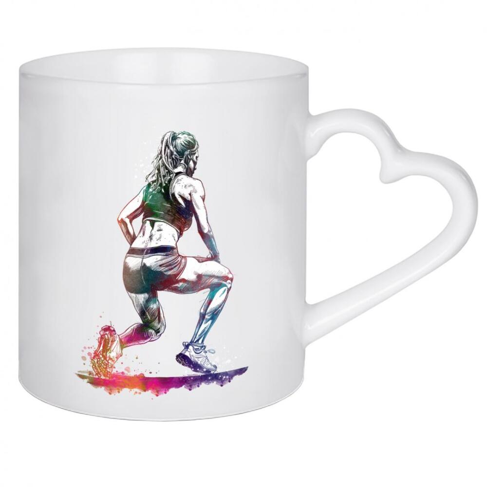 Herztasse "Fitness Gymnastik Sport Kunst D" artboxONE - Sport,Sport / Motivation - Fitness,Bewegung,Fitnessstudio,Gymnastik,Sport