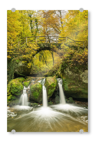 Acrylglasbild "Schiessentümpel-Wasserfall" artboxONE - Natur,Reise,Reise / Länder