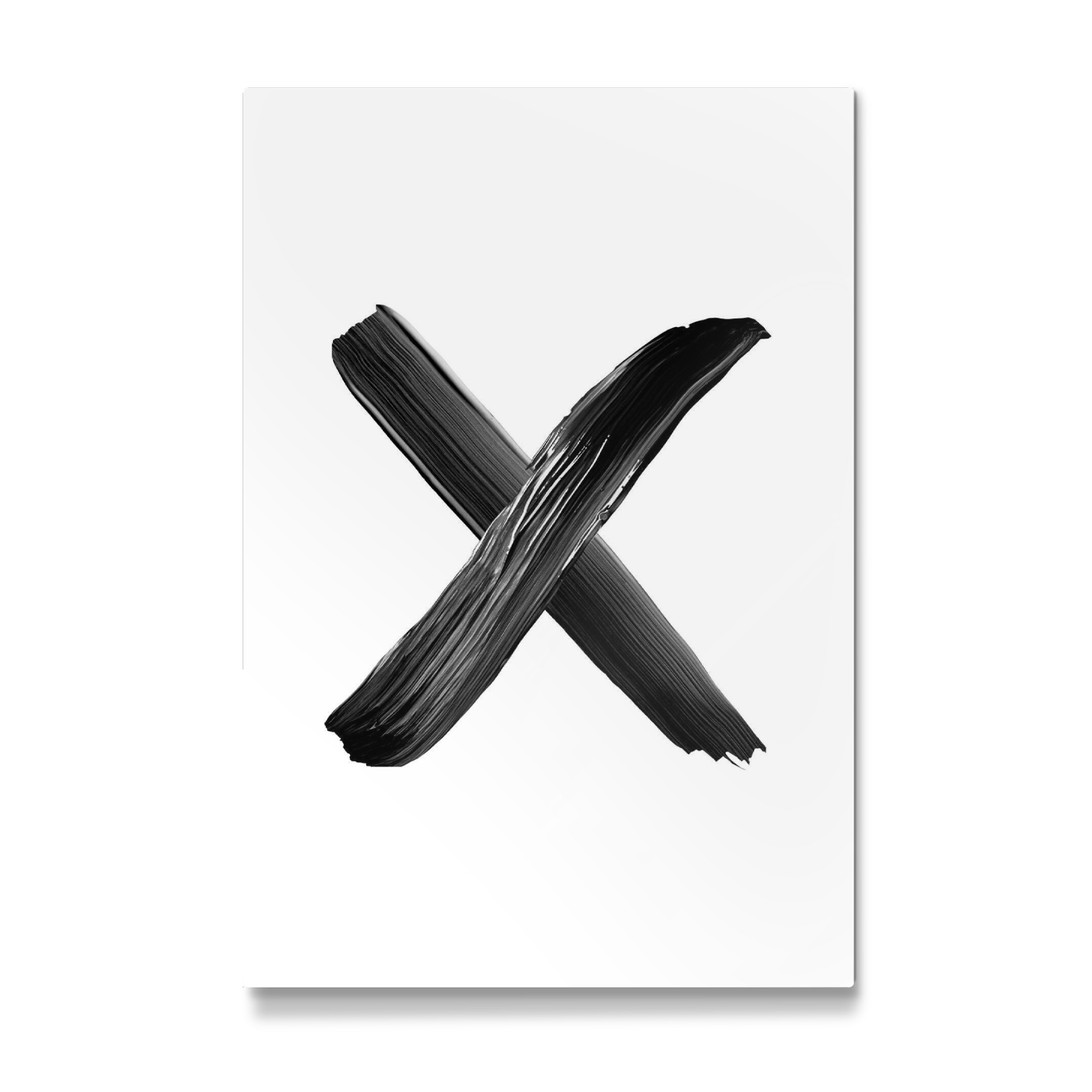 Galerie-Print "X in Black" 75x50 cm artboxONE