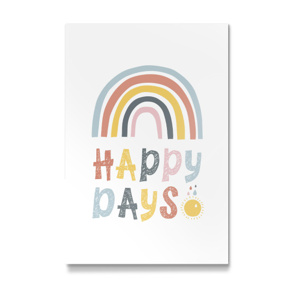 Galerie-Print "Happy days - rainbow" 30x20 cm artboxONE