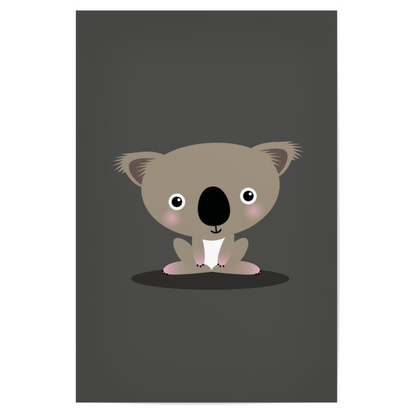 Poster "Kinderzimmer Koala" artboxONE - Für Kinder,Tiere