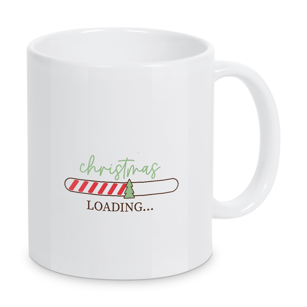 Tasse "Christmas loading" artboxONE - Typografie,Weihnachten - Christmas,Loading,Weihnachten,Typo,Typografie