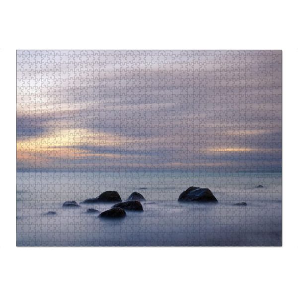 Puzzle Ravensburger "Abendlicht an der Ostsee" artboxONE - Natur,Reise / Strand und Meer