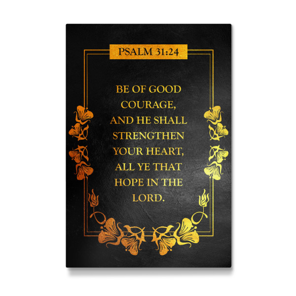 Galerie-Print "Psalm 31:24" 30x20 cm artboxONE