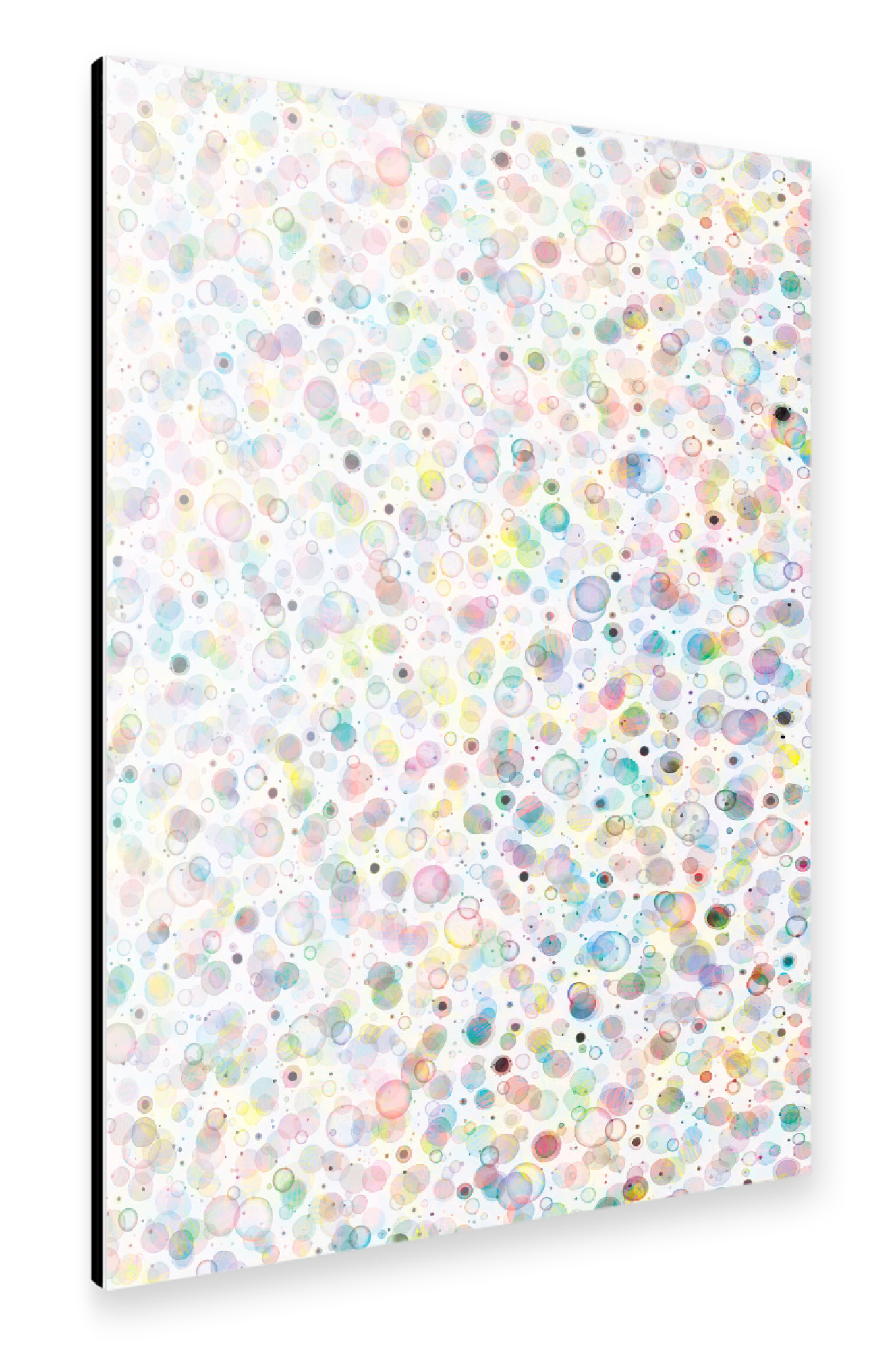 Alu-Dibond "Cosmic Space Colorful Bubble" 30x20 cm artboxONE