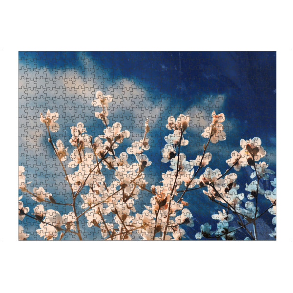 artboxONE Puzzle "Blue sky and flowers" artboxONE - Natur,Floral,Menschen