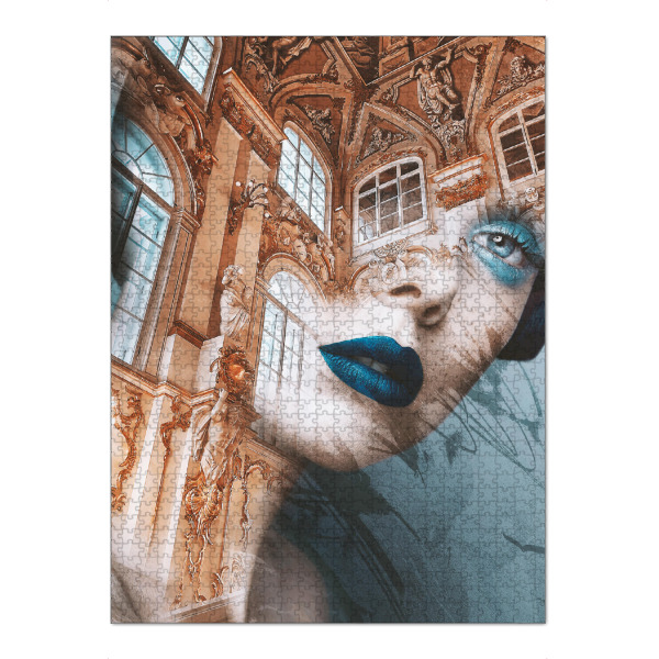 Puzzle Ravensburger "Sea lipstick" artboxONE - Menschen,Architektur