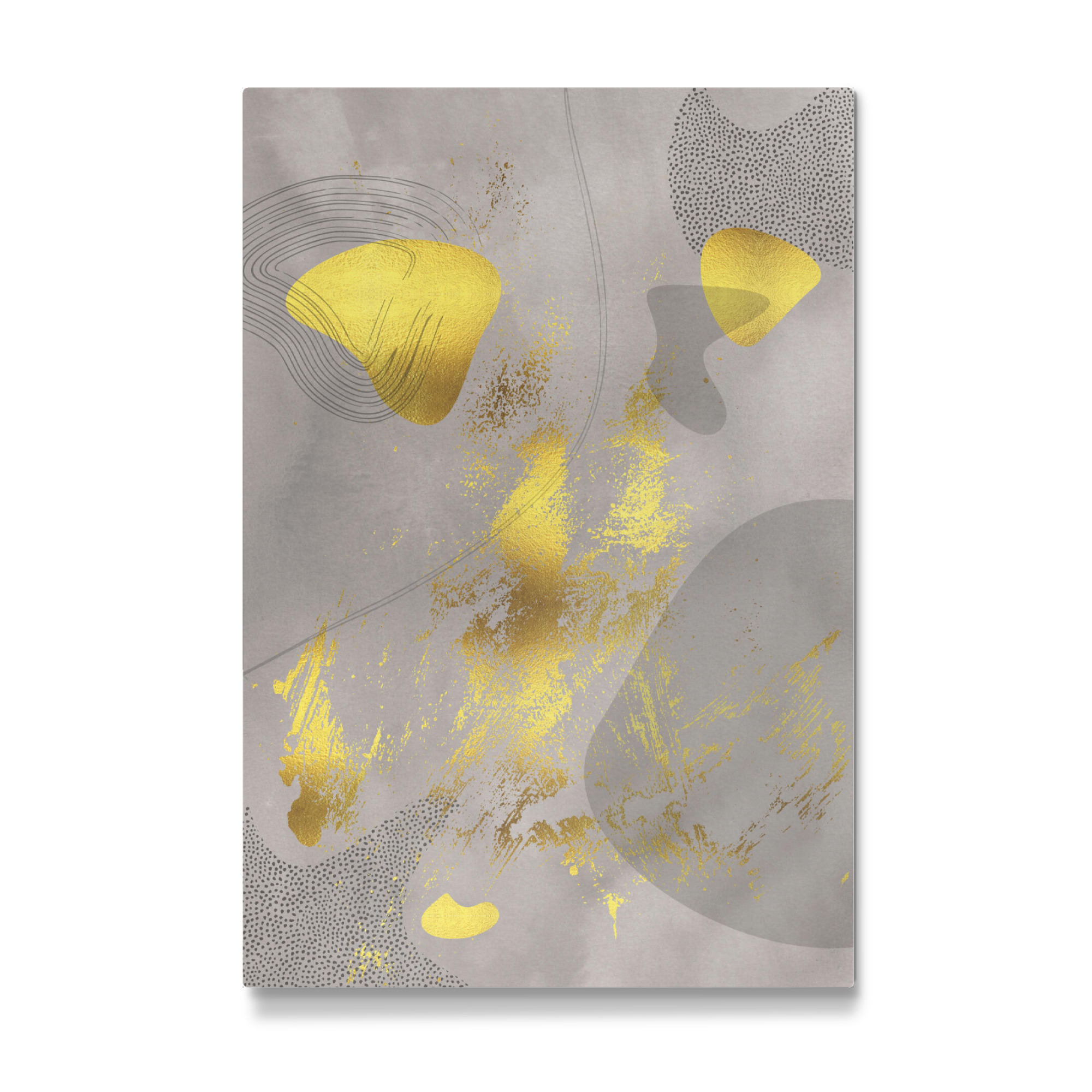 Galerie-Print "Mid-Century Vintage GOLDEN SHAPES" 75x50 cm artboxONE
