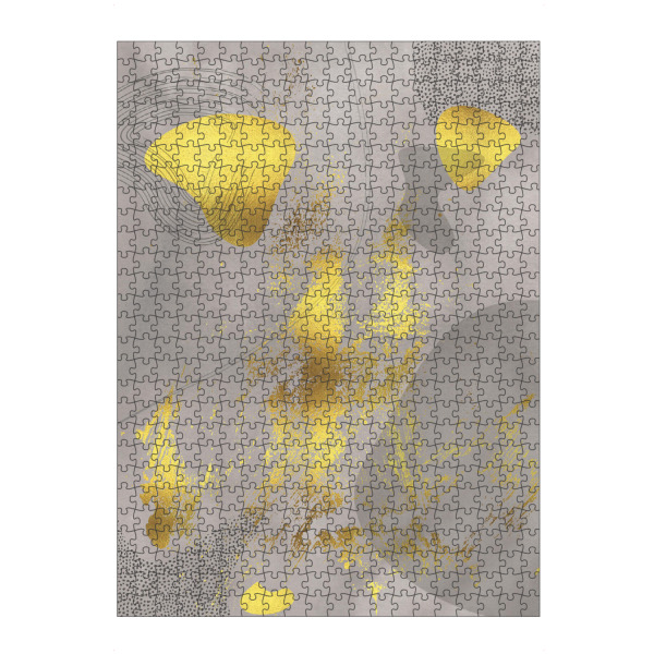 Puzzle Ravensburger "Mid-Century Vintage GOLDEN SHAPES" artboxONE - Abstrakt,Geometrie