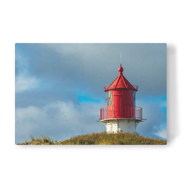 Leinwandbild "Leuchtturm in Norddorf" artboxONE - Natur,Reise,Architektur,Reise / Strand und Meer