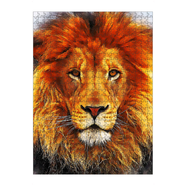Puzzle Ravensburger "The Lion King Portrait" artboxONE - Natur,Tiere - Lion,Lions,Animal,Nature,Wild,Wildlife,Löwe,Tier,Portrait - Bild lion