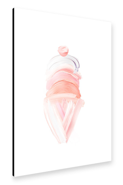 Alu-Dibond "Painted Ice Cream" 30x20 cm artboxONE