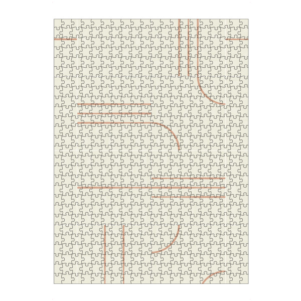 Puzzle Ravensburger "Minimal Wall Tiles Second" artboxONE - Abstrakt - Tiles,Pattern,Minimalist,Abstract,Abstrakt,Boho,Beige,Linien,Lines