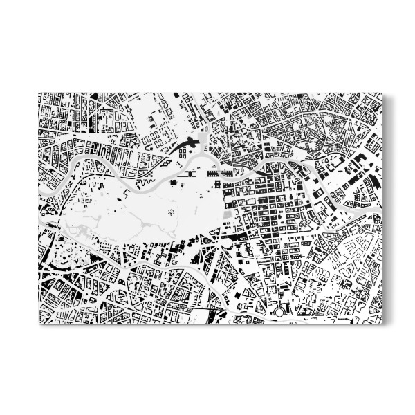 Galerie-Print "Berlin building footprints" 30x20 cm artboxONE