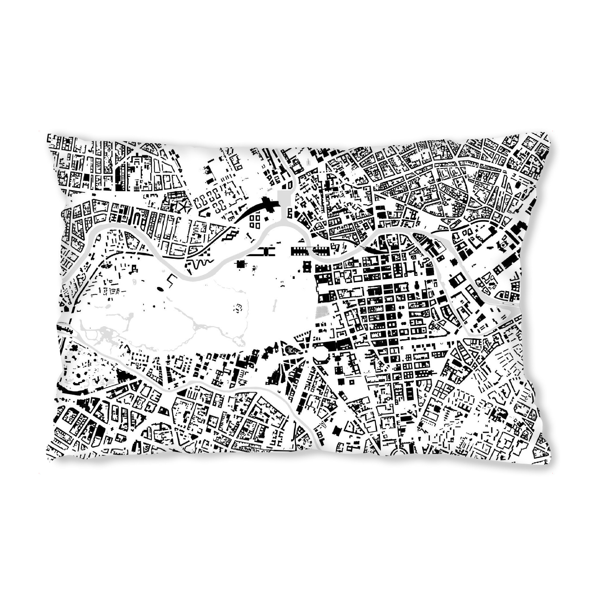 Design-Kissen "Berlin building footprints" artboxONE - Städte,Städte / Berlin