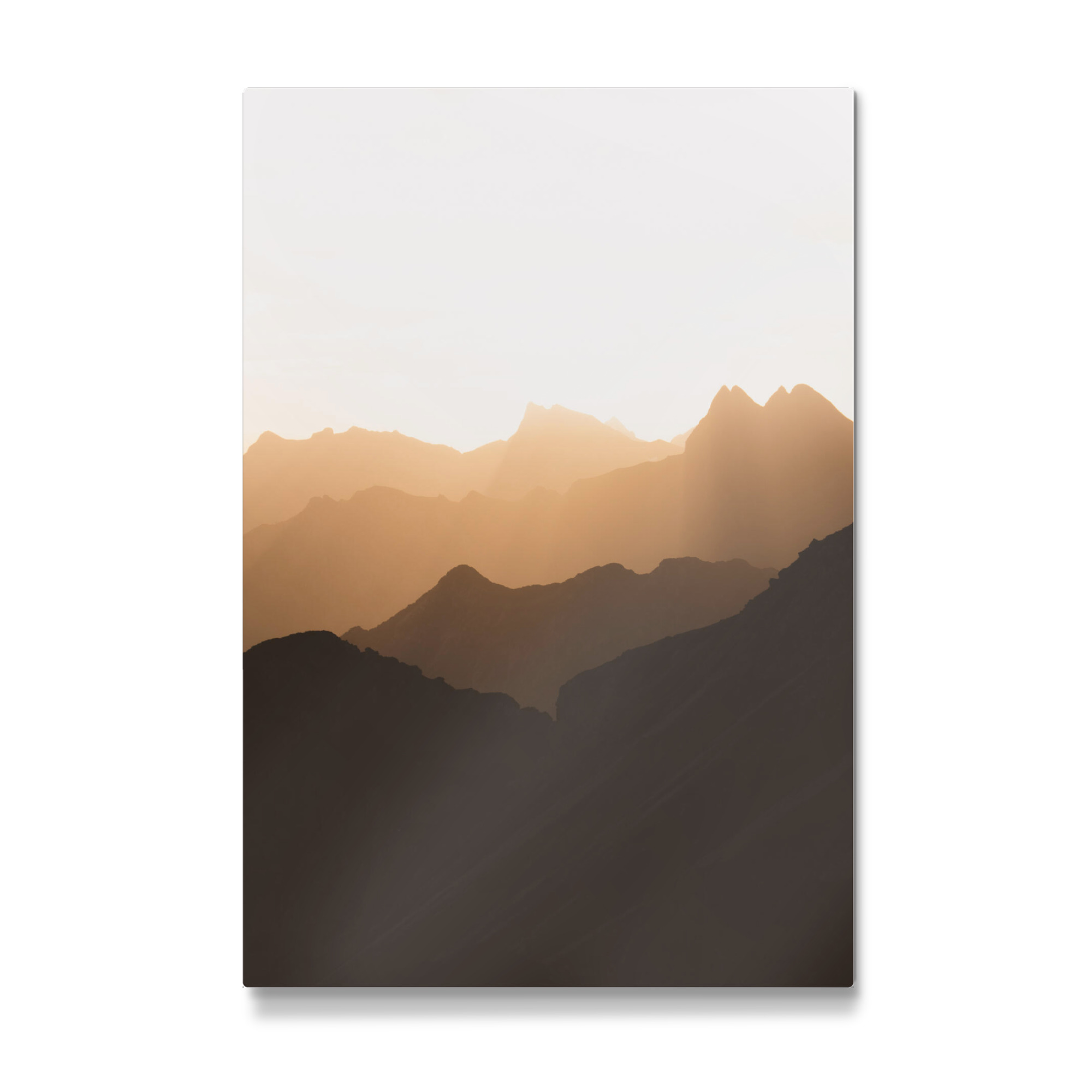 Galerie-Print "Bergspitzen im Sonnenaufgang" 30x20 cm artboxONE