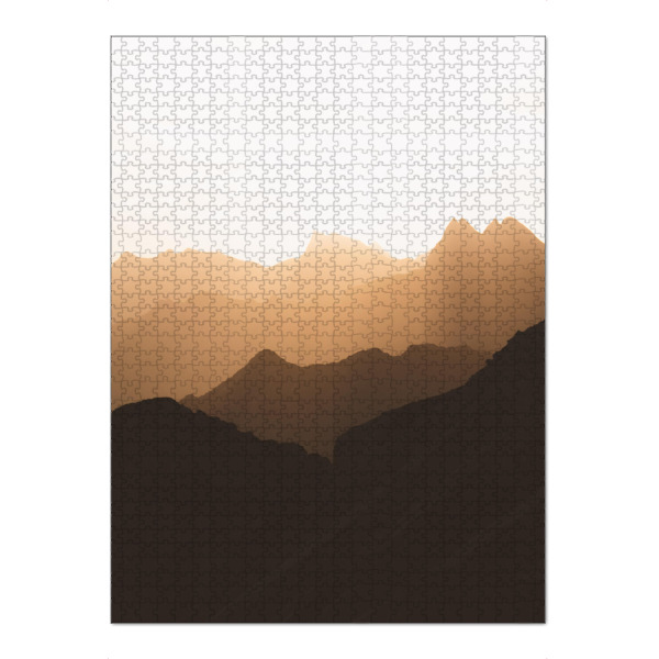 Puzzle Ravensburger "Bergspitzen im Sonnenaufgang" artboxONE - Natur,Reise,Reise / Länder