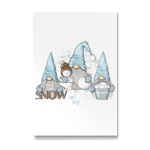 Galerie-Print "Let It Snow Gnomes" 30x20 cm artboxONE