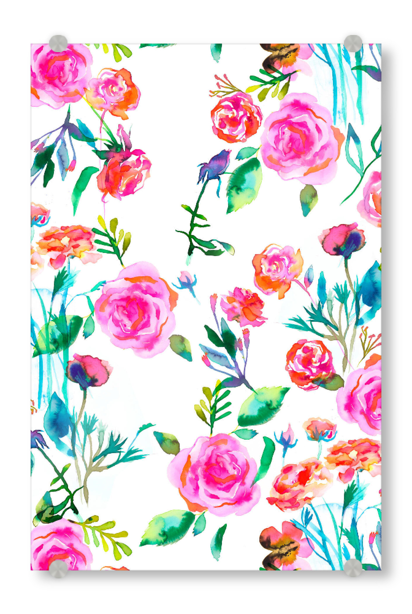 Acrylglasbild "Roses Bouquet Pink" artboxONE - Natur,Floral,Fashion,Für Mama