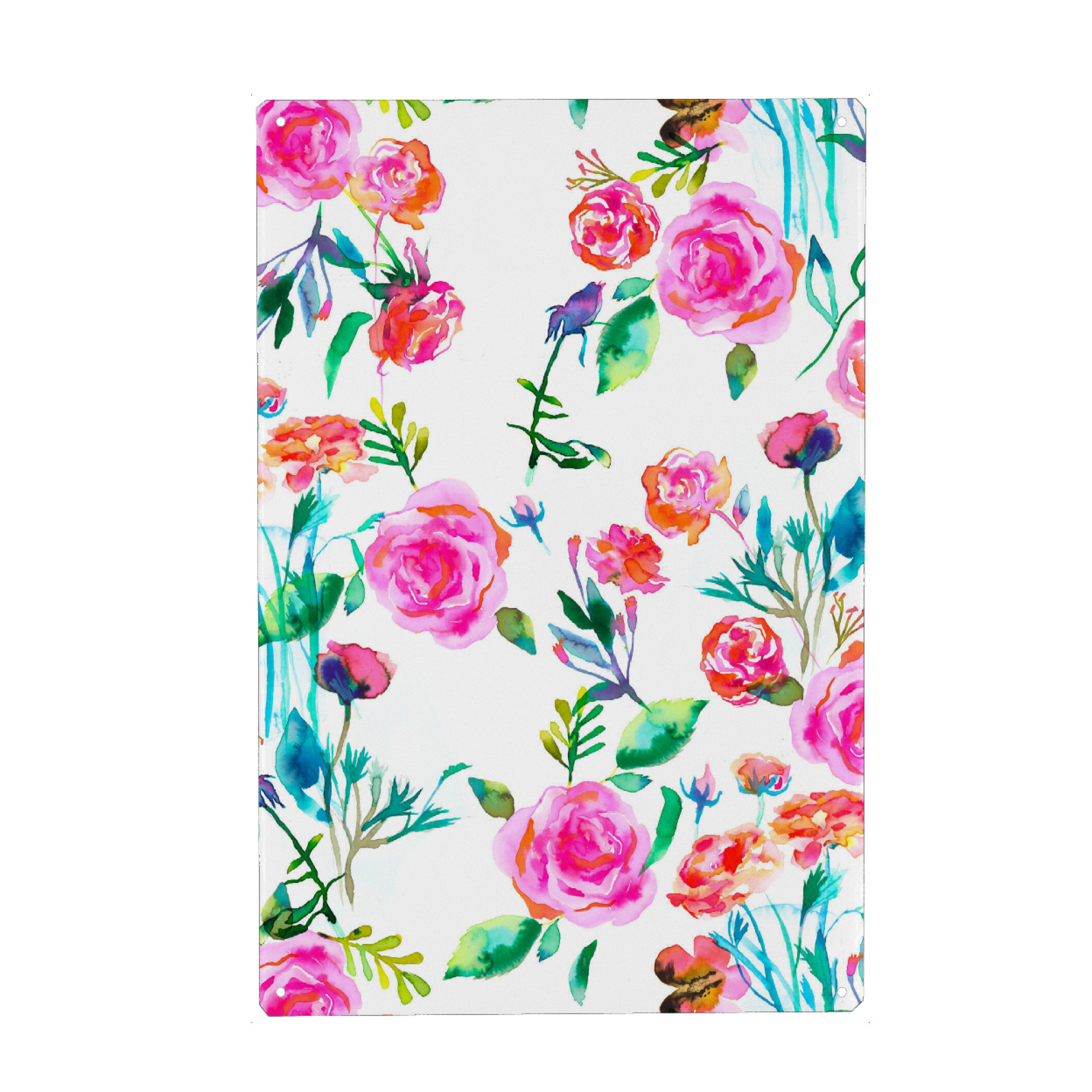 Metall Poster "Roses Bouquet Pink" artboxONE - Natur,Floral,Fashion,Für Mama
