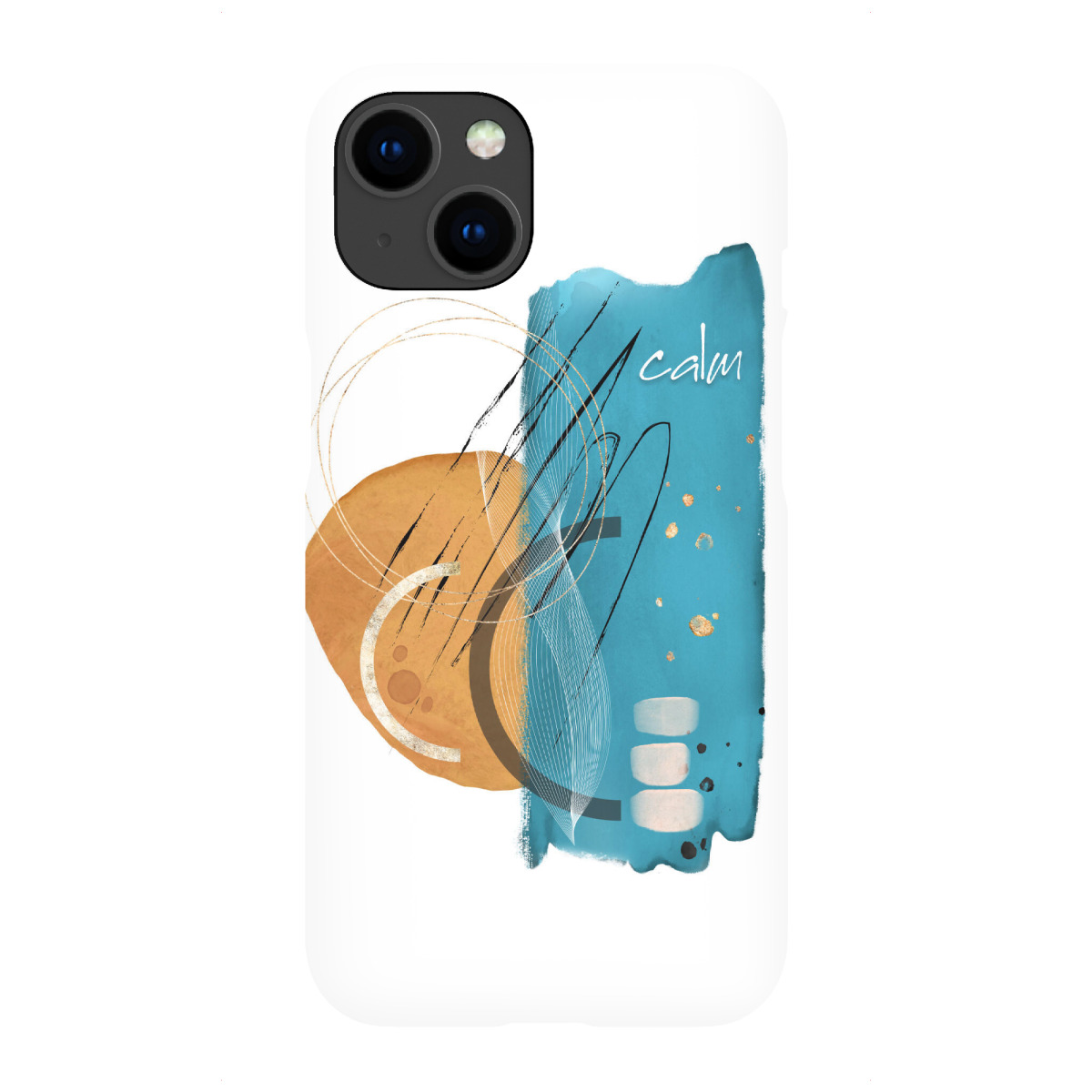 "Calm zen art"für iPhone - Premium-Case Handyhülle artboxONE