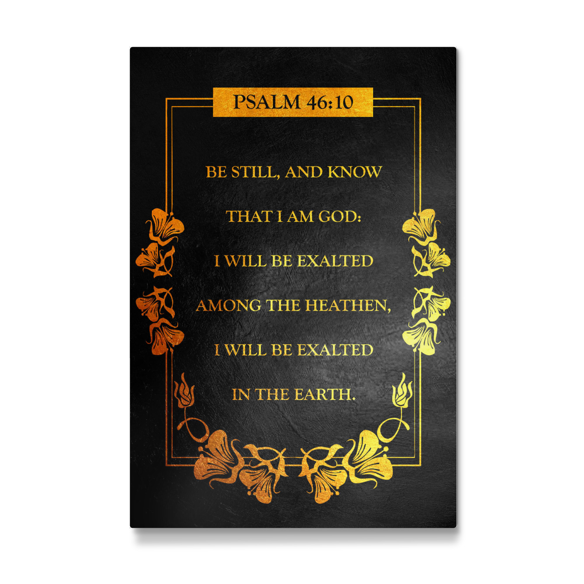 Galerie-Print "Psalm 46:10" 75x50 cm artboxONE