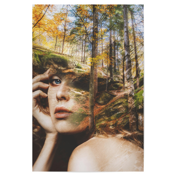 Poster 30x20 cm "Autumn is here" artboxONE - Natur,Floral,Menschen