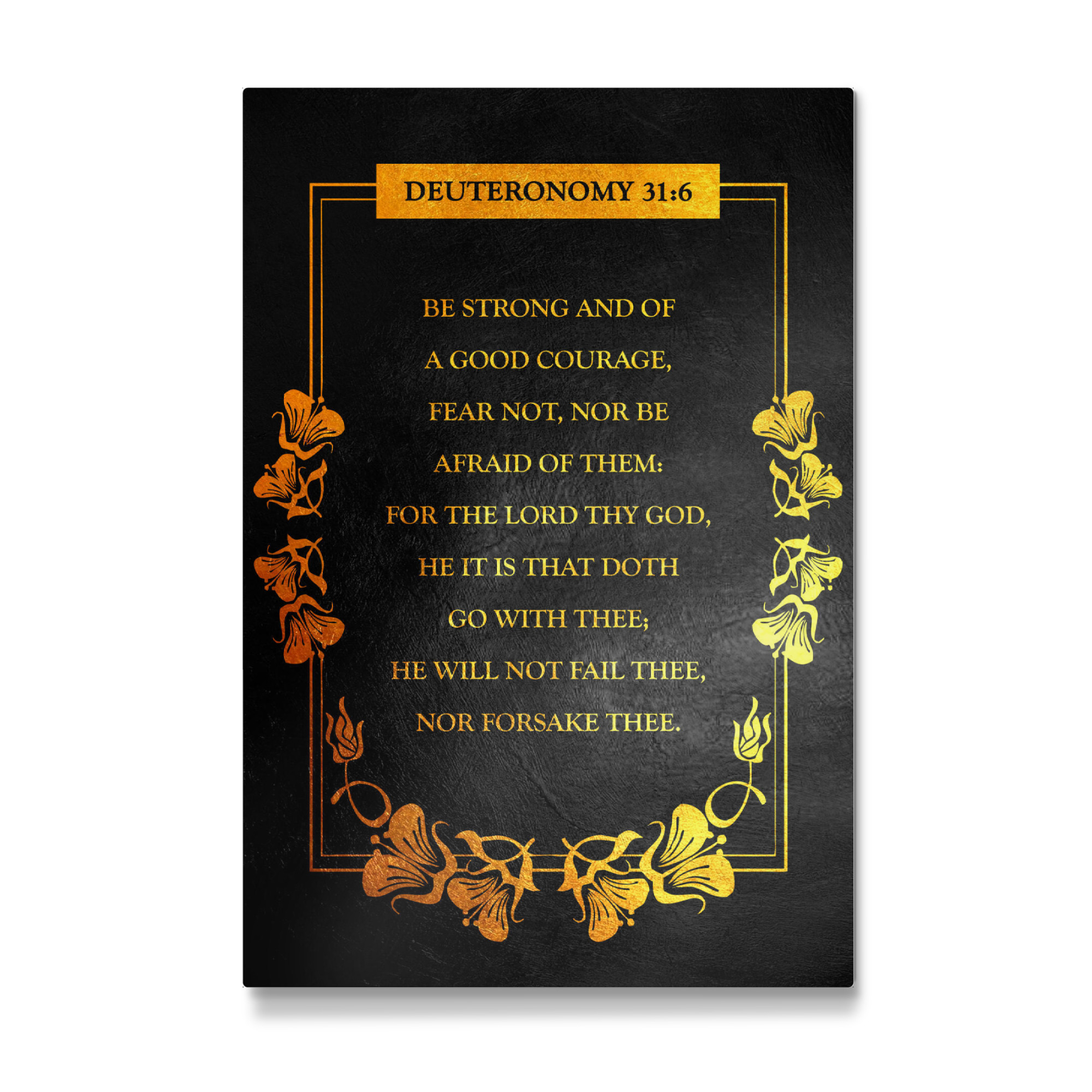 Galerie-Print "Deuteronomy 31:6" 30x20 cm artboxONE