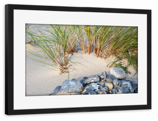 Poster mit Rahmen schwarz "Ostseeküste" artboxONE - Natur,Reise,Reise / Strand und Meer