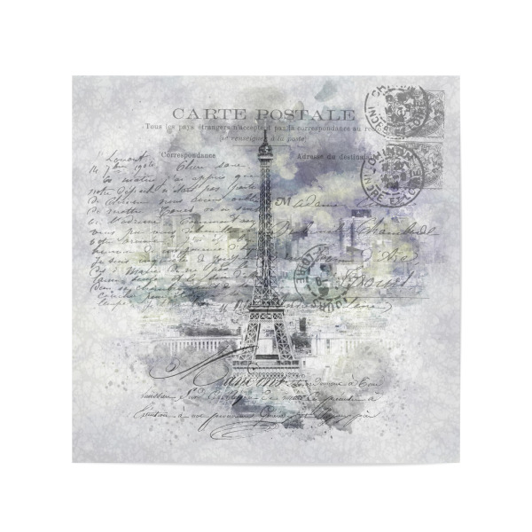 Poster 20x20 cm "Paris Collage | Aquarell" artboxONE - Städte,Städte / Paris