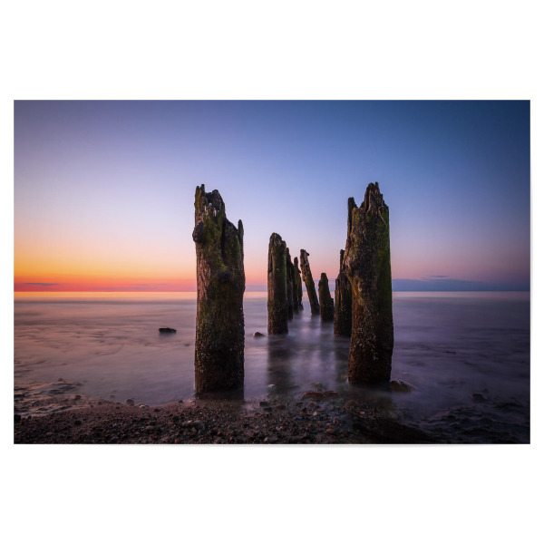Poster "Buhne bei Kühlungsborn" artboxONE - Natur,Reise,Reise / Strand und Meer