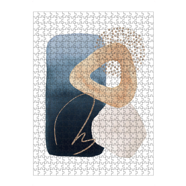 Puzzle Ravensburger "Abstract Watercolor Shape" artboxONE - Natur,Abstrakt,Geometrie