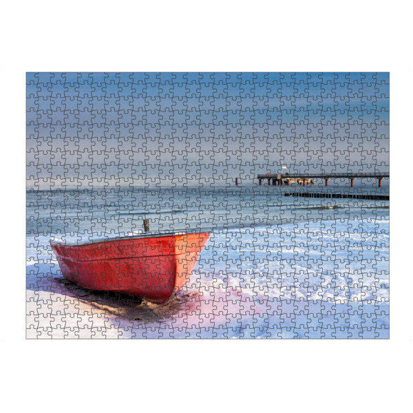 artboxONE Puzzle "Winter an der Ostseeküste" artboxONE - Natur,Reise,Reise / Strand und Meer