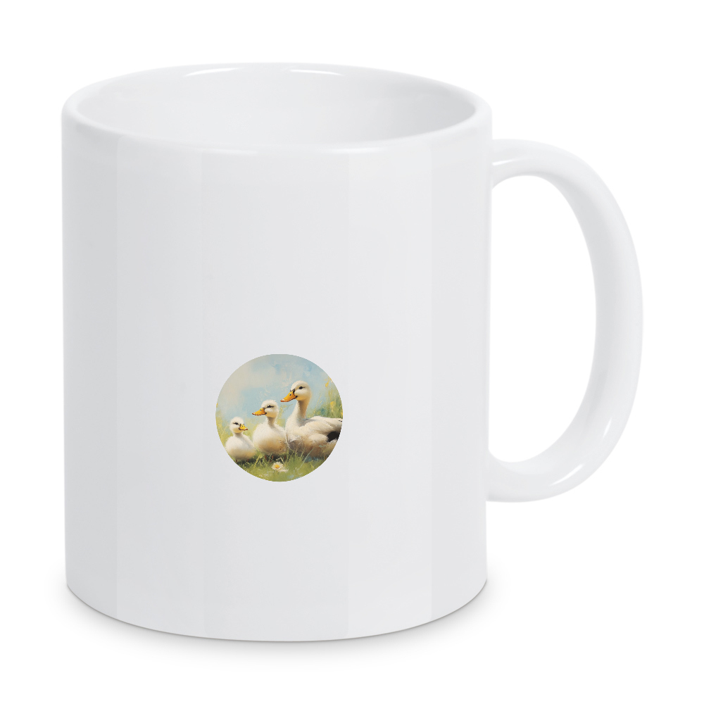 Tasse "Enten" artboxONE - Natur,Tiere,Liebe - Ente,Entenfamilie,Familie,Landschaft,Bauernhaus,Nutztier,Bauernhausdekor