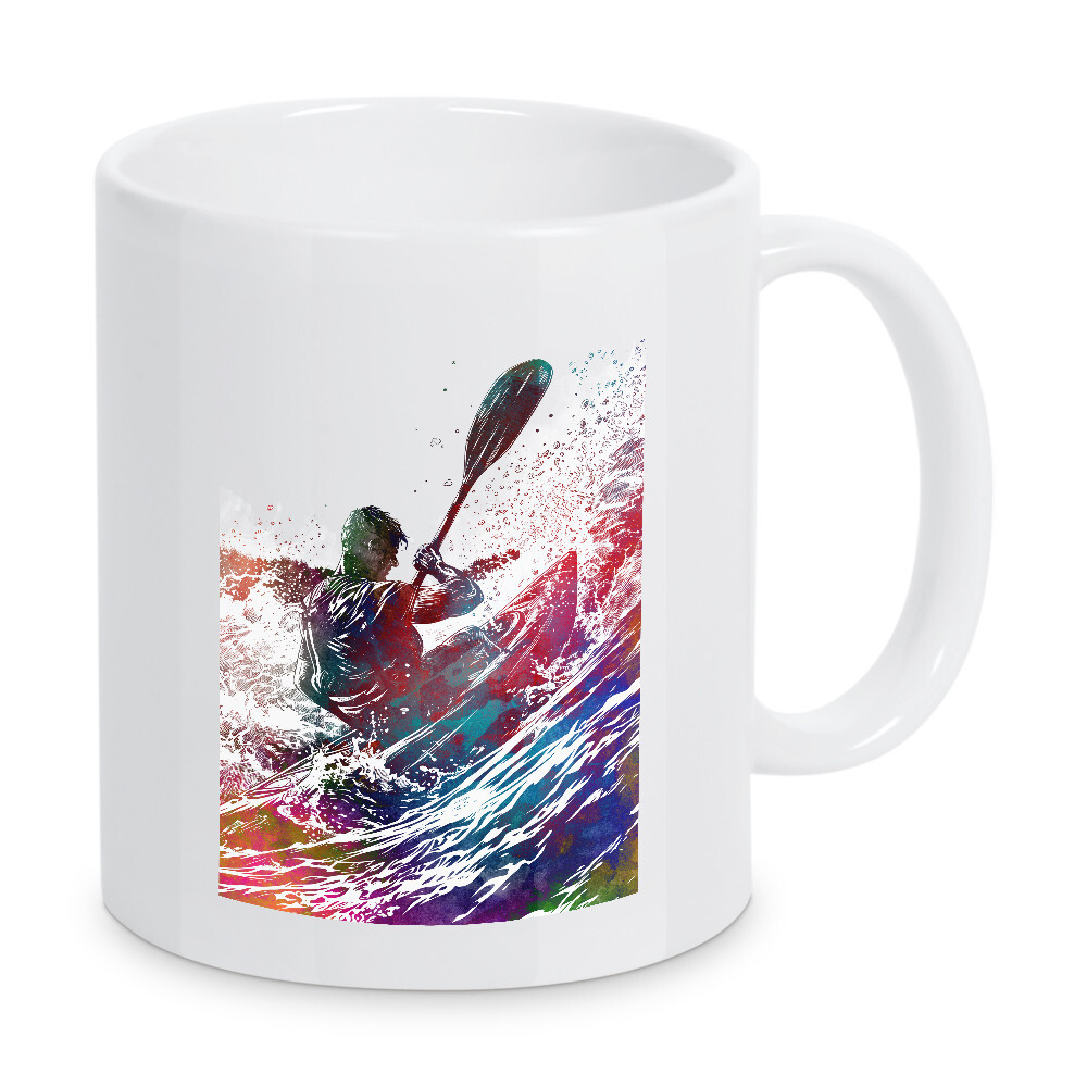 Tasse "Kajaksport Kunst E" artboxONE - Sport,Sport / Motivation - Kajak,Kajakfahren,Wasser,Sport,Rennen,Vektor
